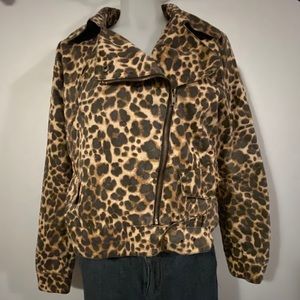Miami Moto Leopard Jacket